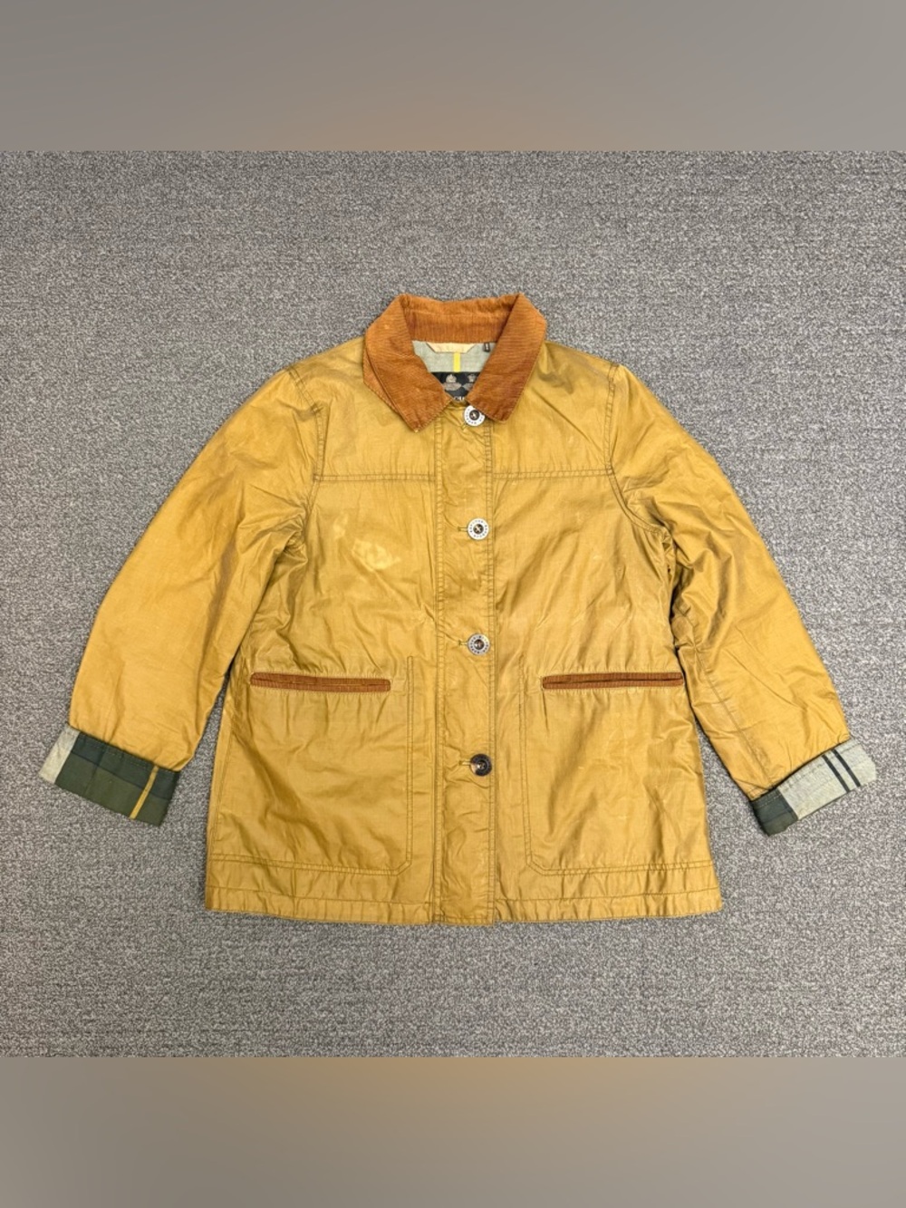 Barbour Christie Lightweight Waxed Jacket in Sand